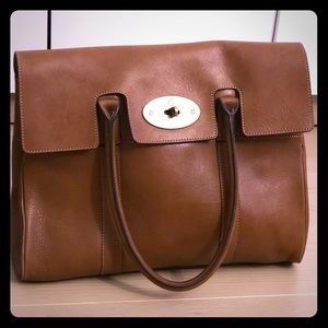 Mulberry brown tote bags